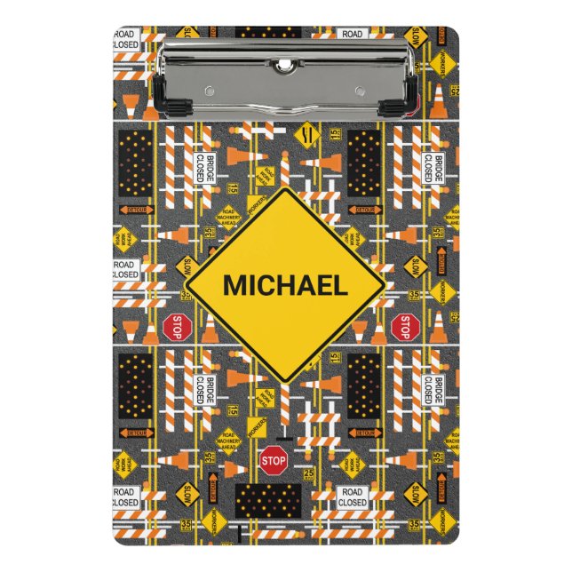 Road Signs  Mini Clipboard (Front)