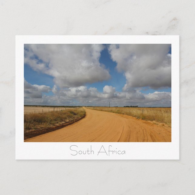 Road South Africa Landscape Postcard (Front)