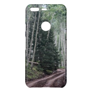Road Through The Birch Google Phone Cases