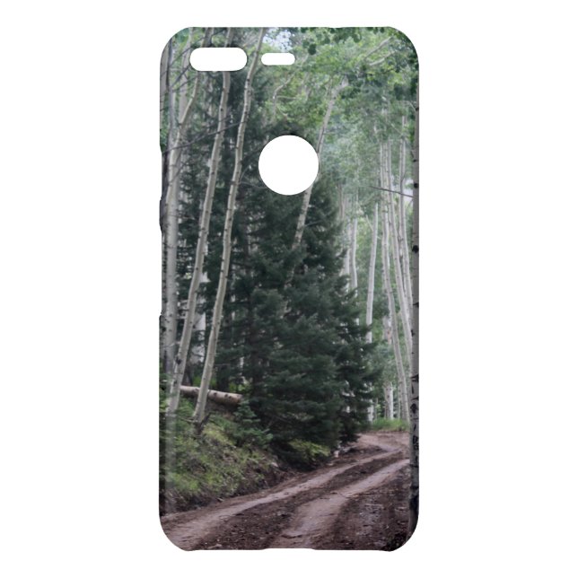 Road Through The Birch Google Phone Cases (Back)