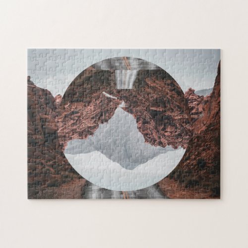 Road Through the Mountain Pass Jigsaw Puzzle