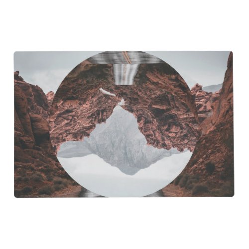 Road Through the Mountain Pass Placemat