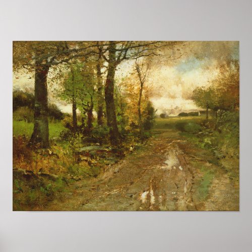 Road Through the Woods Poster