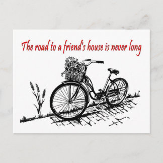 Road to a Friends House Postcard