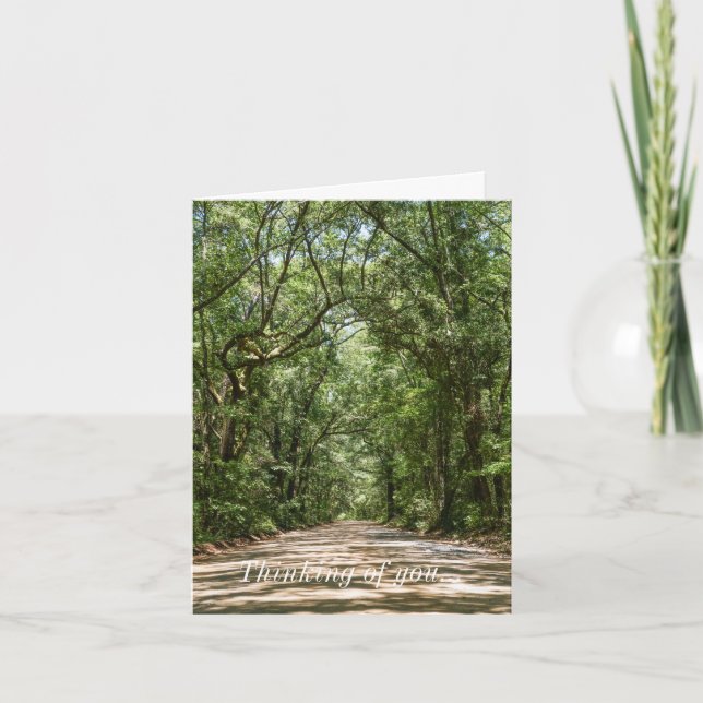 Road To Angel Oak Thinking Of You Card (Front)