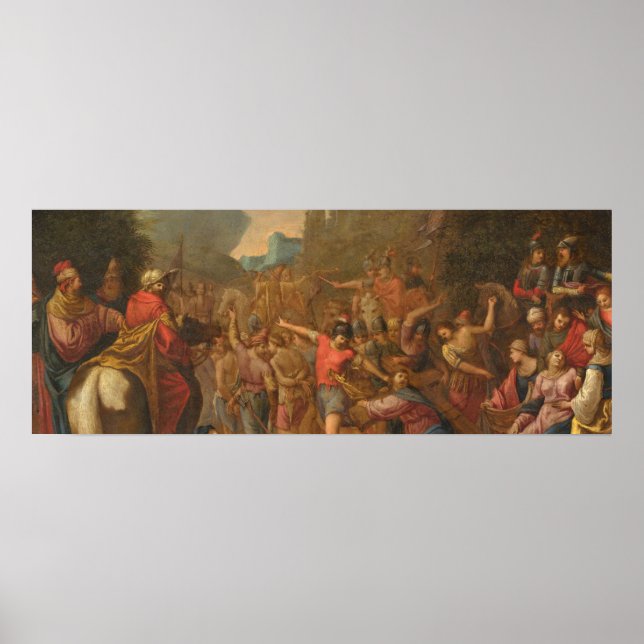 Road to Calvary - Circle of Claude Déruet Fine Art Poster (Front)