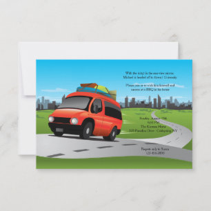 Road To College Party Invitation