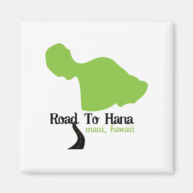 Road To Hana Magnet (Front)