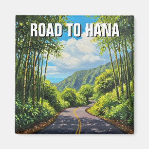 Road to hana Maui Hawaii Travel Magnet