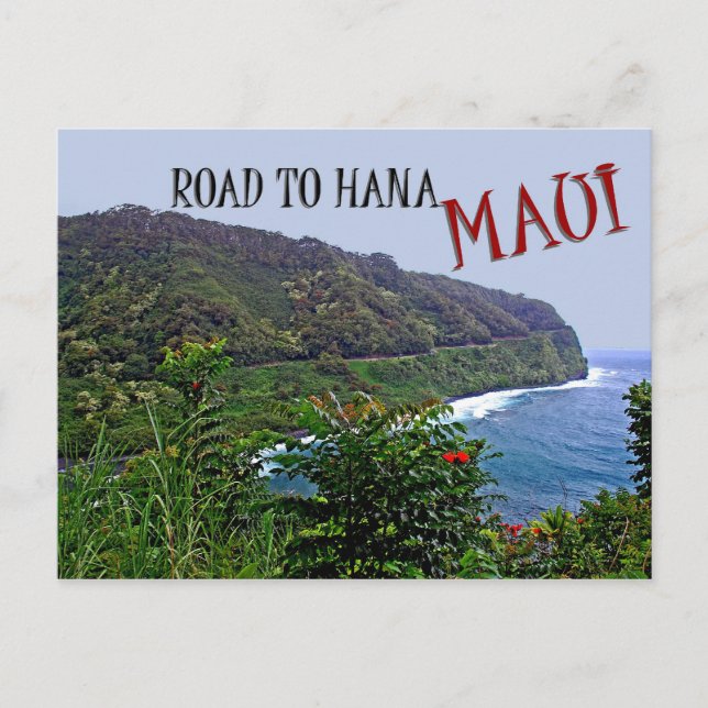 Road to Hana Postcard (Front)