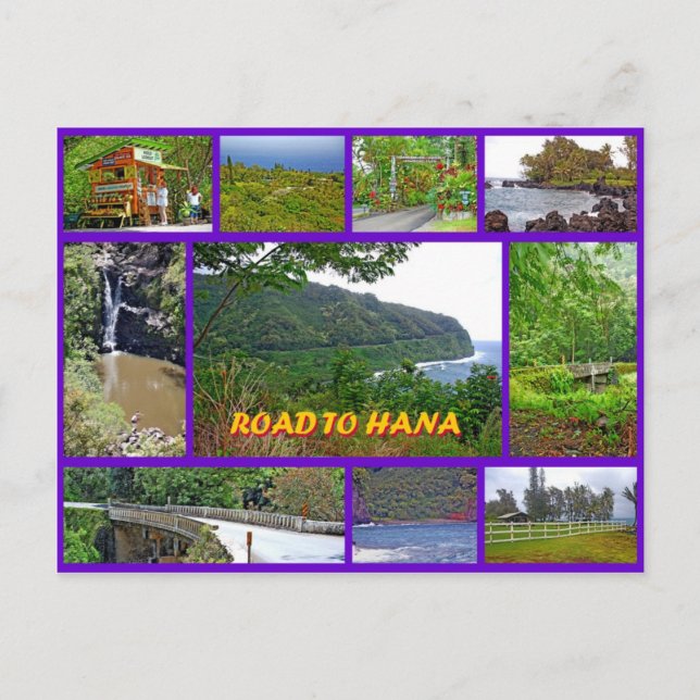 Road to Hana Postcard (Front)