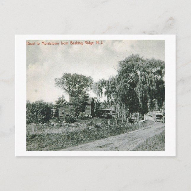 Road to Morristown, New Jersey Vintage Postcard (Front)