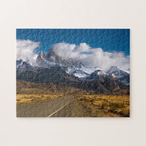 Road To Mount Fitzroy Patagonia Jigsaw Puzzle