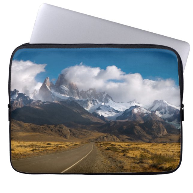 Road To Mount Fitzroy, Patagonia Laptop Sleeve (Front)