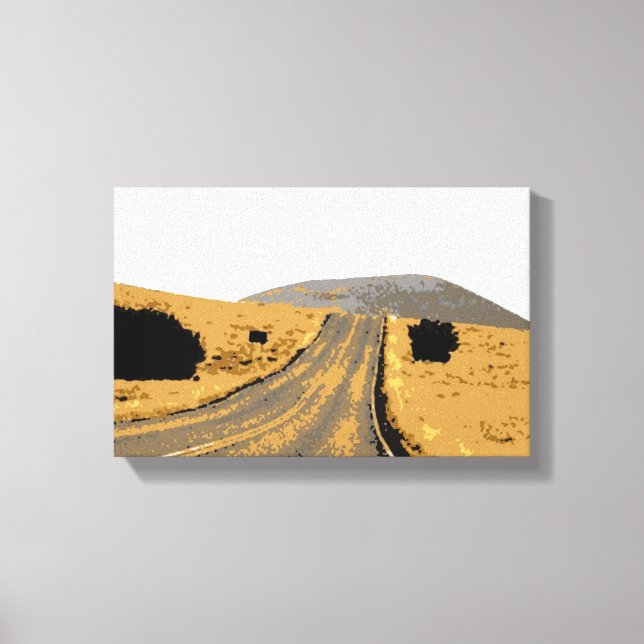Road to mountain Thunder_Cove Canvas Print (Front)