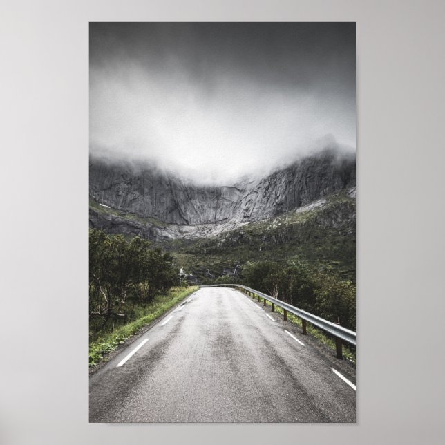 Road to Nusfjord Poster (Front)
