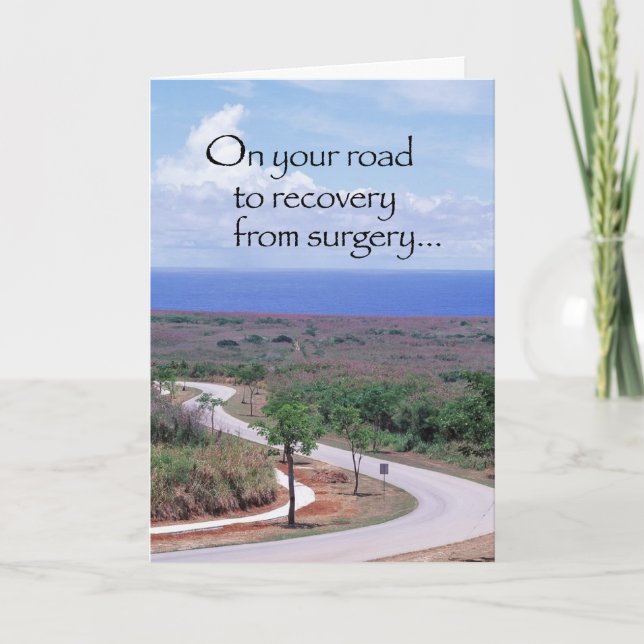 Road to Recovery after Surgery Card (Front)
