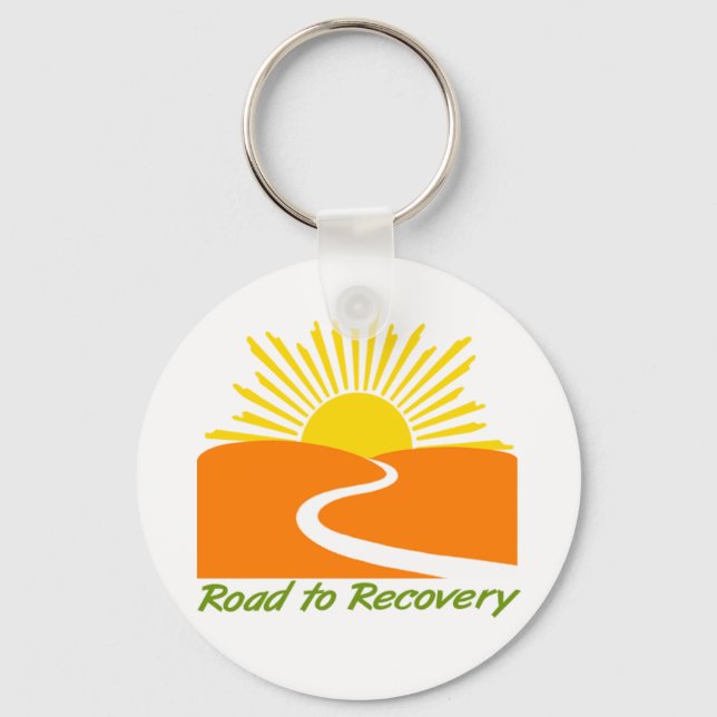 Road to Recovery Gear Keychain (Front)