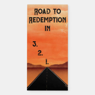 Road to Redemption Chores Magnetic Notepad