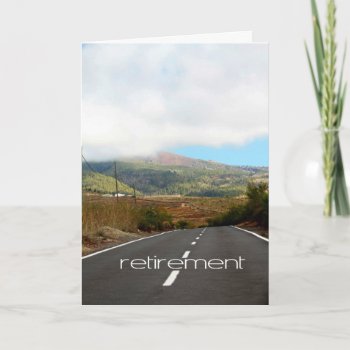 Road To Retirement Card by studioportosabbia at Zazzle