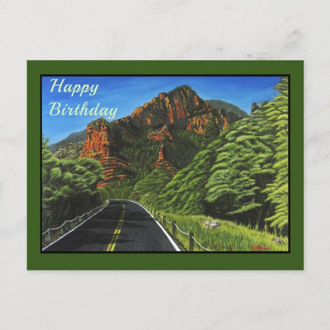 Road to Slide Rock, Sedona Postcard (Front)