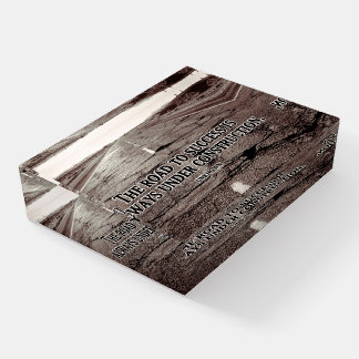 Road To Success Paperweight