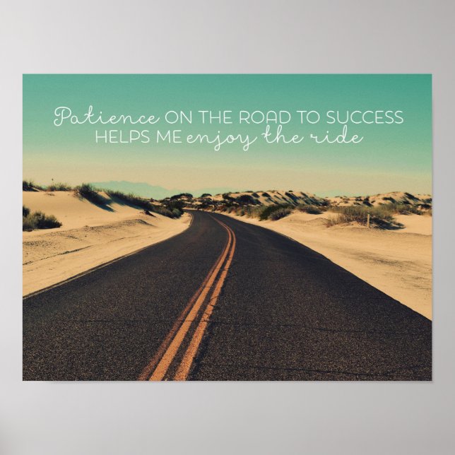 Road To Success Poster (Front)