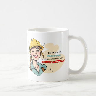 Road to Success Sassy Retro Demotivational Coffee Mug
