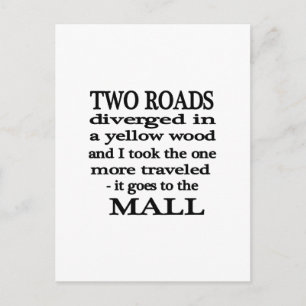 Road to the Mall Postcard