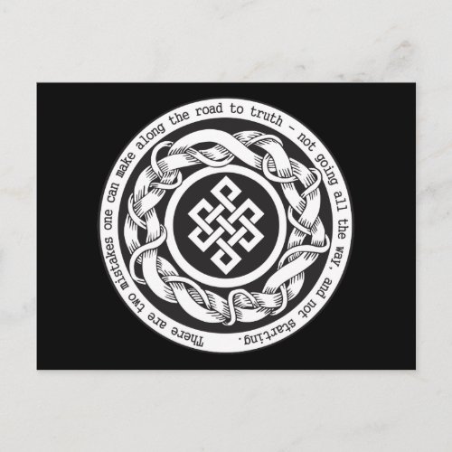 Road to Truth Endless Knot Postcard
