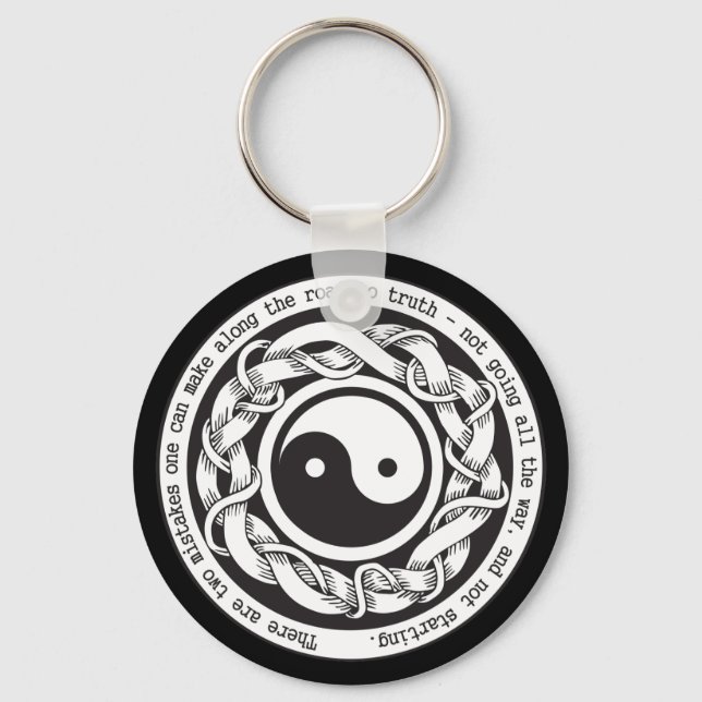 Road to Truth Yin Yang Keychain (Front)
