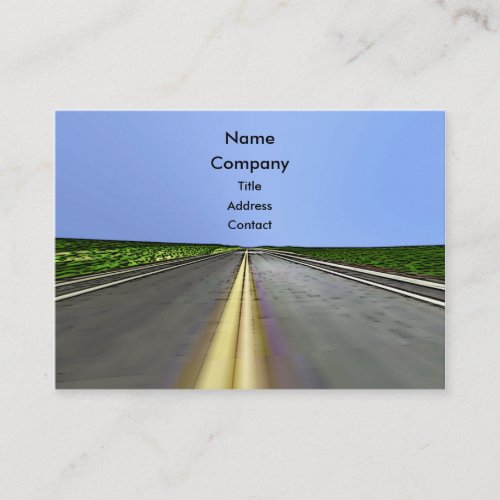 Road Travel - Chubby Business Card Templates