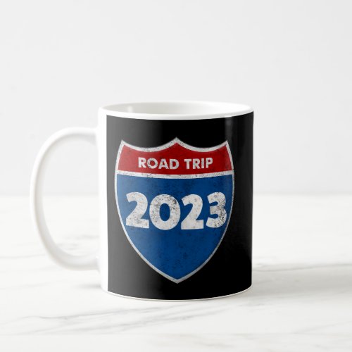 Road Trip 2023 Sign Family Coffee Mug