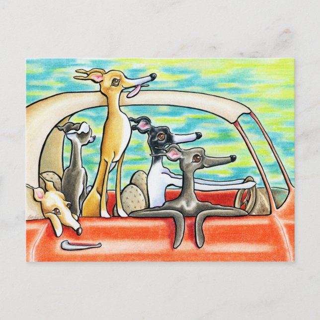 Road Trip by Andie Postcard (Front)