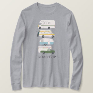 ROAD TRIP Campervan vanlife RV Trailer CUSTOMIZE T-Shirt