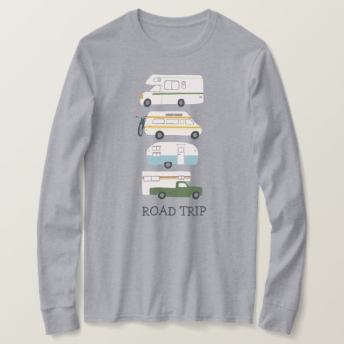 ROAD TRIP Campervan vanlife RV Trailer CUSTOMIZE T_Shirt
