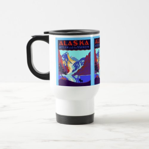 ROAD_TRIP CAMPING TO CANADA  ALASKA TRAVEL MUG