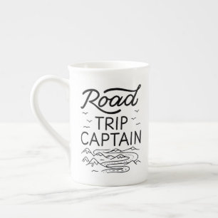 Road Trip Captain I Bone China Mug