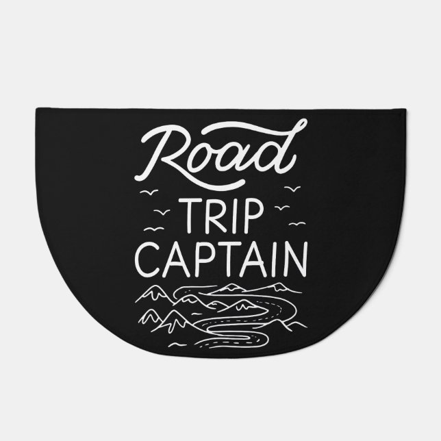 Road Trip Captain I Doormat (Front)