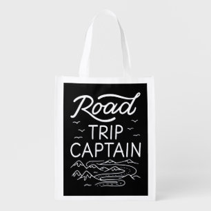 Road Trip Captain I Grocery Bag