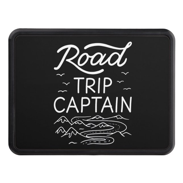 Road Trip Captain I Hitch Cover (Front)