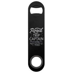 Road Trip Captain I - RV Pilot Camping Vacation Bar Key