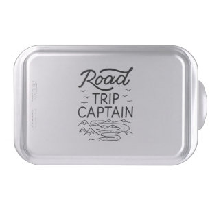 Road Trip Captain I - RV Pilot Camping Vacation Cake Pan
