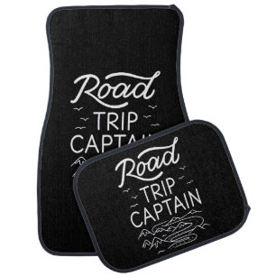 Road Trip Captain I - RV Pilot Camping Vacation Car Floor Mat
