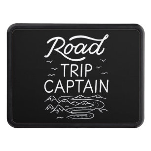 Road Trip Captain I - RV Pilot Camping Vacation Hitch Cover