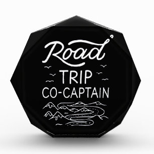 Road Trip Captain I - RV Pilot Camping Vacation Photo Block