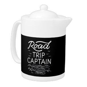 Road Trip Captain I - RV Pilot Camping Vacation Teapot