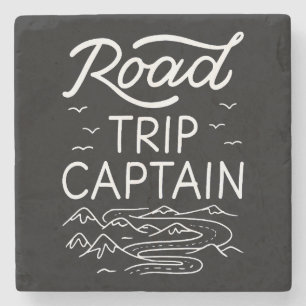 Road Trip Captain I Stone Coaster