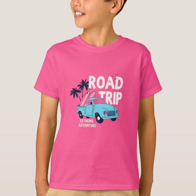 Road Trip Car T-Shirt (Front)