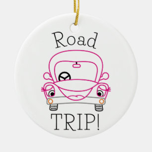 Road Trip Ceramic Ornament